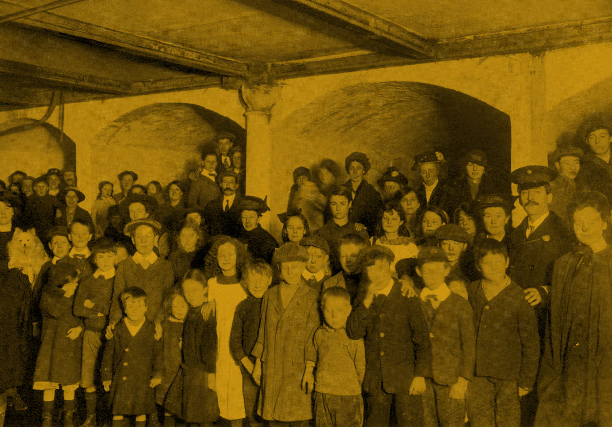 The threat of aerial attack led the Dover authorities to provide air raid shelters
