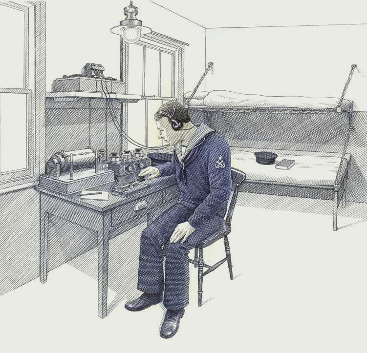 A Petty Officer telegraphist of the Royal Naval Volunteer Reserve, Dover 1916